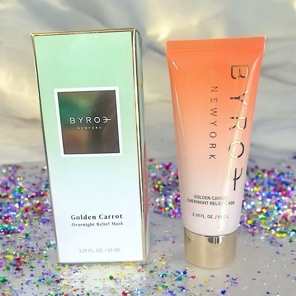 BYROE Golden Carrot Overnight Relief Mask 65 ml 2.19 fl oz New in Box